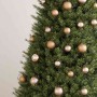 Set de bolas de Navidad 61 pzas con pico 150 LED oro rosa