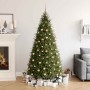 Set de bolas de Navidad 120 pzas con pico 300 LED oro rosa