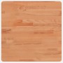 Estante de lavabo de pared de acero y madera maciza de haya