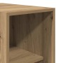 Armario de madera de ingeniería roble artesanal 30x50x200 cm
