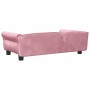Rosa Samt Hundebett 95x55x30 cm von vidaXL, Betten für Hunde - Ref: Foro24-171813, Preis: 92,54 €, Rabatt: %