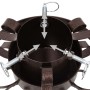 Soporte para árbol de Navidad cobre envejecido 29x29x15,5 cm