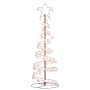 VidaXL LED para árbol de Navidad con bolas 100 LED blanco