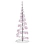 VidaXL LED para árbol de Navidad con bolas 100 LED blanco