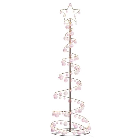 VidaXL LED para árbol de Navidad con bolas 120 LED blanco