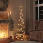 VidaXL LED para árbol de Navidad con bolas 120 LED blanco