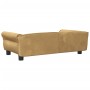 Cama para perros de terciopelo marrón 95x55x30 cm de vidaXL, Camas para perros - Ref: Foro24-171815, Precio: 84,63 €, Descuen...