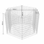 Arriate hexagonal de gaviones 160x140x100 cm