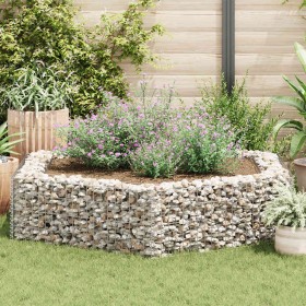 Arriate hexagonal de gaviones 200x173x40 cm