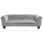 Hellgraues Samt-Hundebett 95x55x30 cm von vidaXL, Betten für Hunde - Ref: Foro24-171811, Preis: 104,83 €, Rabatt: %
