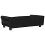 Hundebett aus schwarzem Samt, 95 x 55 x 30 cm von vidaXL, Betten für Hunde - Ref: Foro24-171814, Preis: 100,70 €, Rabatt: %