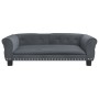 Cama para perros de terciopelo gris oscuro 95x55x30 cm de vidaXL, Camas para perros - Ref: Foro24-171812, Precio: 97,48 €, De...