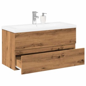 Mueble con lavabo integrado roble artisan en Tocadores de baño | Comprar online en Foro24