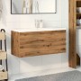Mueble con lavabo integrado roble artisan