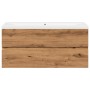 Mueble con lavabo integrado roble artisan