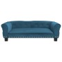 Hundebett aus blauem Samt, 95 x 55 x 30 cm von vidaXL, Betten für Hunde - Ref: Foro24-171810, Preis: 100,73 €, Rabatt: %