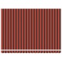 Toldo Retráctil Manual Naranja y marrón 450 x 300 cm tela