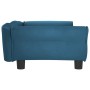 Hundebett aus blauem Samt, 95 x 55 x 30 cm von vidaXL, Betten für Hunde - Ref: Foro24-171810, Preis: 100,73 €, Rabatt: %