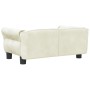 Cama para perros de terciopelo crema 70x45x30 cm von vidaXL, Betten für Hunde - Ref: Foro24-171830, Preis: 65,95 €, Rabatt: %