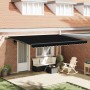 Toldo Retráctil con Negro 450 x 350 cm tela