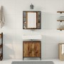 Juego de muebles de baño Otro 2 pcs Marrón 60 x 30 x 60 cm