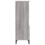 Aparador alto madera contrachapada gris Sonoma 40x36x110 cm