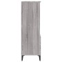 Aparador alto madera contrachapada gris Sonoma 40x36x110 cm de vidaXL, Aparadores - Ref: Foro24-821250, Precio: 74,68 €