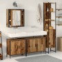 Juego de muebles de baño Otro 4 pcs Marrón 33 x 33 x 185.5 cm