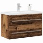Gabinete de Lavabo para Baño Madera vieja 80 x 38.5 x 48 cm