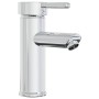 Mueble de lavabo con puerta Roble negro 80 x 38.5 x 46 cm