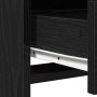 Mesa de tocador Negro 78.5 x 41 x 135 cm Madera contrachapada