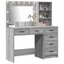 Mesa de tocador con cajón Gris Claro 78.5 x 41 x 135 cm