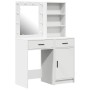Conjunto de Mesa de Tocador 2 pcs Blanco 50 x 41 x 135 cm