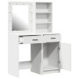 Conjunto de Mesa de Tocador 2 pcs Blanco 50 x 41 x 135 cm