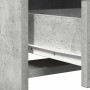 Conjunto de Mesa de Tocador con cajón 2 pcs Gris Concreto