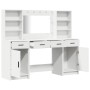 Conjunto de Mesa de Tocador 3 pcs Blanco 78.5 x 41 x 135 cm