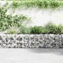 Cesta de muro de gaviones acero galvanizado 300x30x50 cm