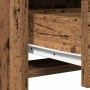 Conjunto de Mesa de Tocador 3 pcs Madera vieja 50 x 41 x 135 cm