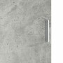 Escritorio con almacenamiento con estante 2 pcs Gris Concreto