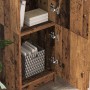 Escritorio con almacenamiento con estante 2 pcs Madera Vieja