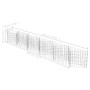 Cesta de muro de gaviones acero galvanizado 300x30x50 cm