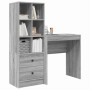 Escritorio con almacenamiento 2 pcs Gris sonoma 70 x 40 x 76 cm