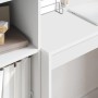 Escritorio con almacenamiento 2 pcs Blanco 80 x 40 x 76 cm