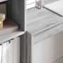 Escritorio con almacenamiento 2 pcs Gris sonoma 80 x 40 x 76 cm