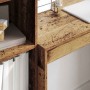 Escritorio con almacenamiento con cajón 2 pcs Madera Vieja