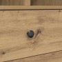 Escritorio con almacenamiento con cajón 2 pcs Roble artisan
