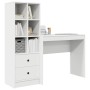 Escritorio con almacenamiento 2 pcs Blanco 90 x 40 x 76 cm