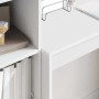 Escritorio con almacenamiento 2 pcs Blanco 90 x 40 x 76 cm