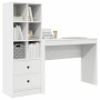 Escritorio con almacenamiento 2 pcs Blanco 100 x 40 x 76 cm