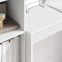 Escritorio con almacenamiento 2 pcs Blanco 100 x 40 x 76 cm